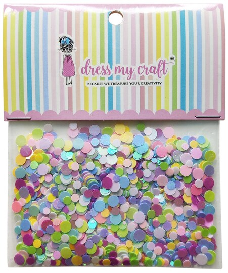 dress my craft sequins Dress My Craft Sequins 8gms-Shining Swan Purple Mix